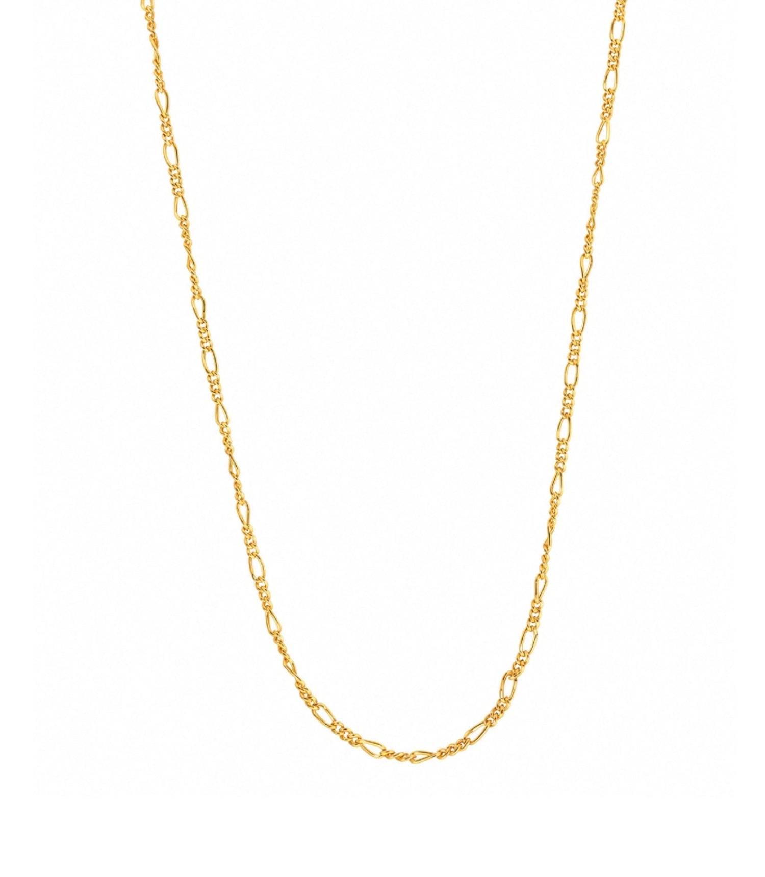 classic gold plated figaro chain DCN159