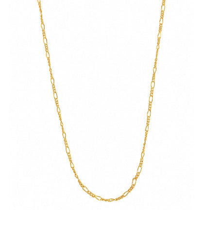 classic gold plated figaro chain DCN159