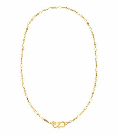 classic gold plated figaro chain DCN159