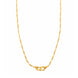 classic gold plated figaro chain DCN159