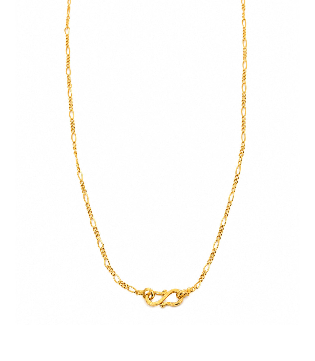 classic gold plated figaro chain DCN159