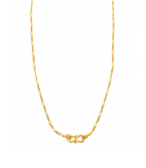 classic gold plated figaro chain DCN159