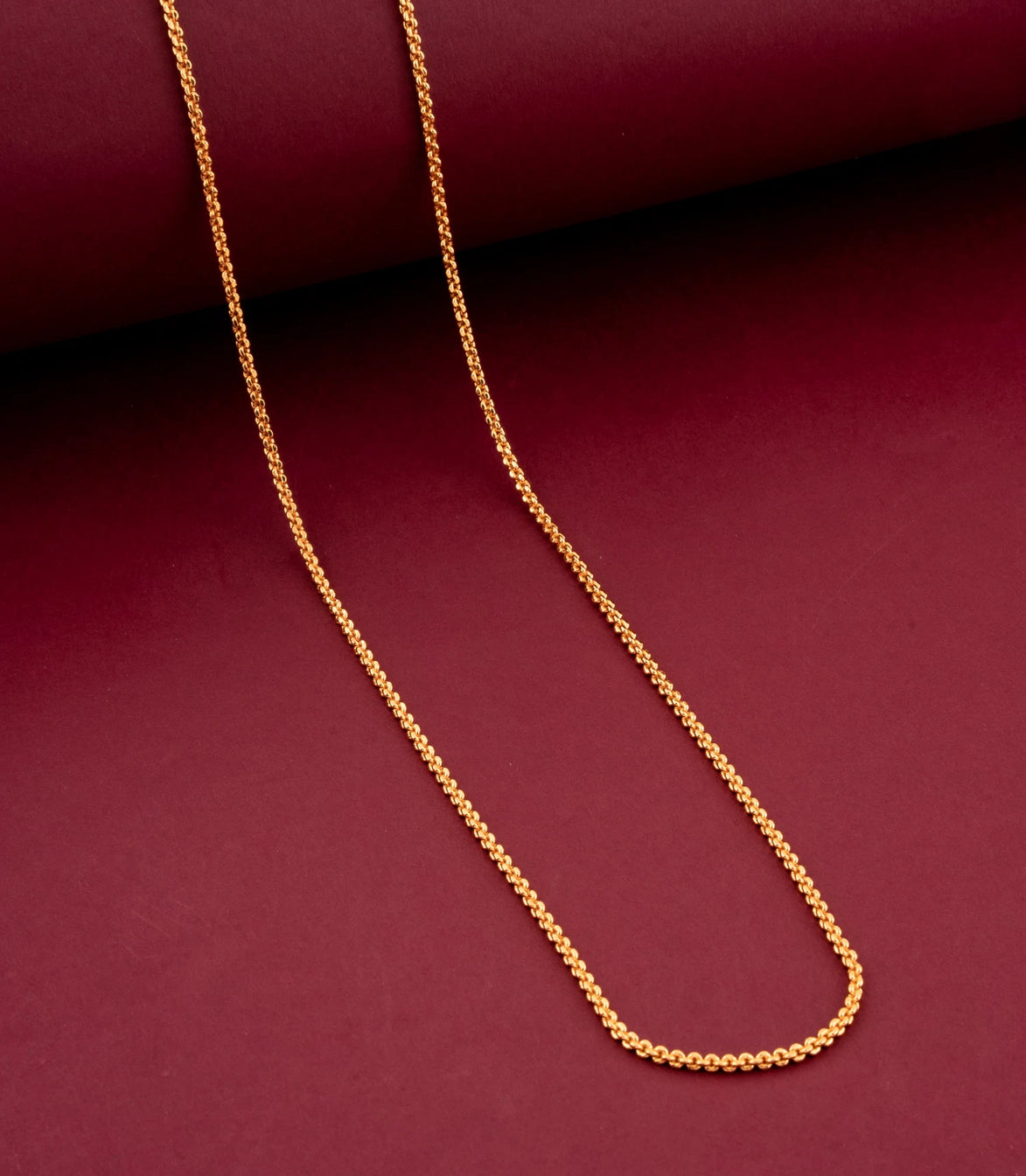 Gold Plated Sleek Cable Chain
