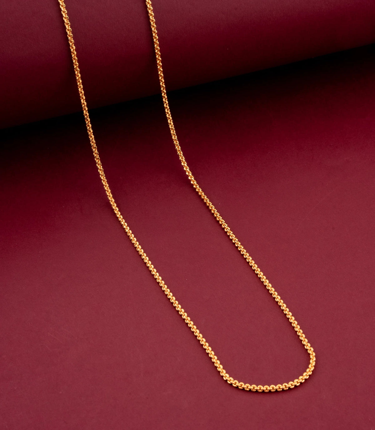 Gold Plated Sleek Cable Chain