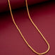 Classic Gold Plated Textured Rope Chain