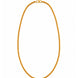 classic gold plated textured rope chain DCN2324