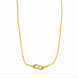 sleek gold plated link chain DCN237