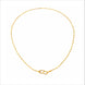 sleek gold plated link chain DCN237
