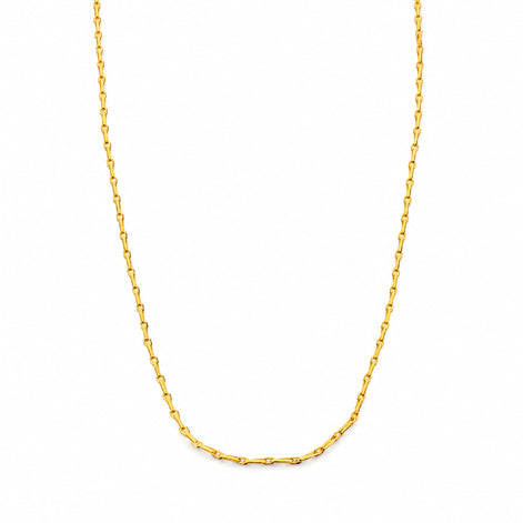 sleek gold plated link chain DCN237