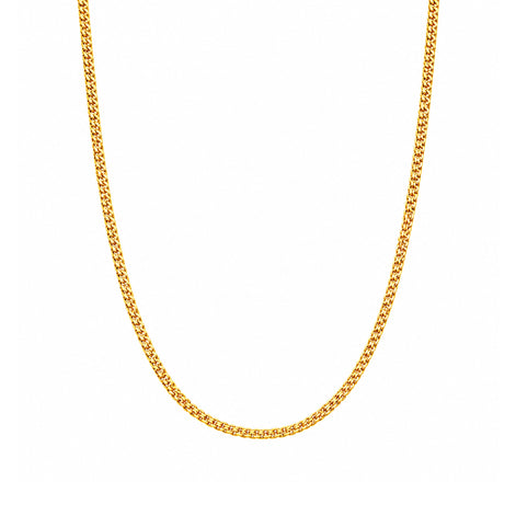 sleek gold plated woven mesh chain DCN3790