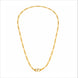 modern gold plated figaro chain DCN414