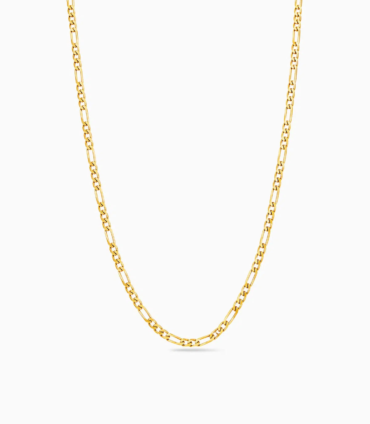 Gold Plated Classic Design Figaro Chain