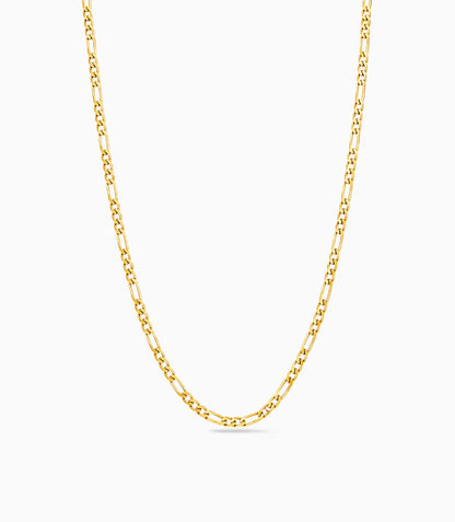Gold Plated Classic Design Figaro Chain
