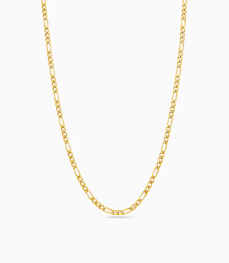 Gold Plated Classic Design Figaro Chain