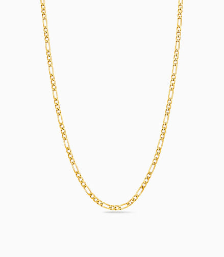 Gold Plated Classic Design Figaro Chain