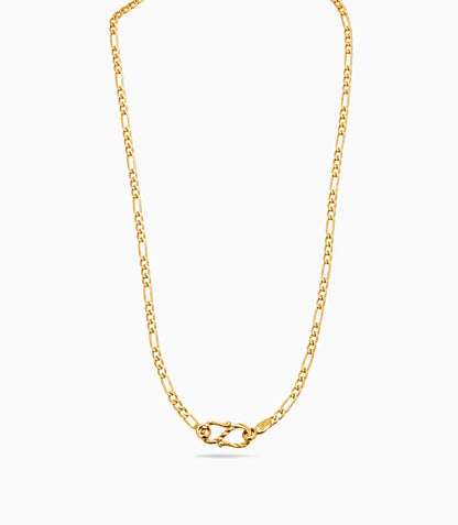 Gold Plated Classic Design Figaro Chain