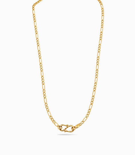 Gold Plated Classic Design Figaro Chain