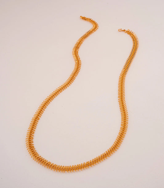Gold Plated Jasmine Bud Leaf Chain