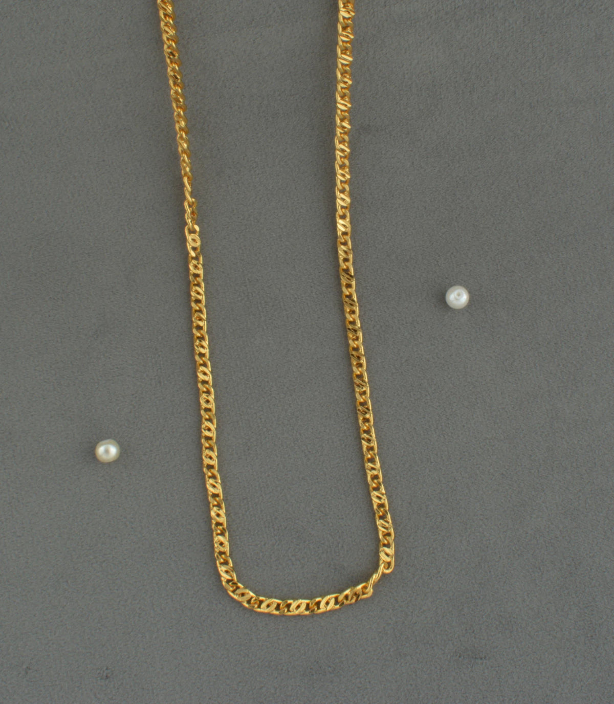 Gold Plated Wave Link Chain