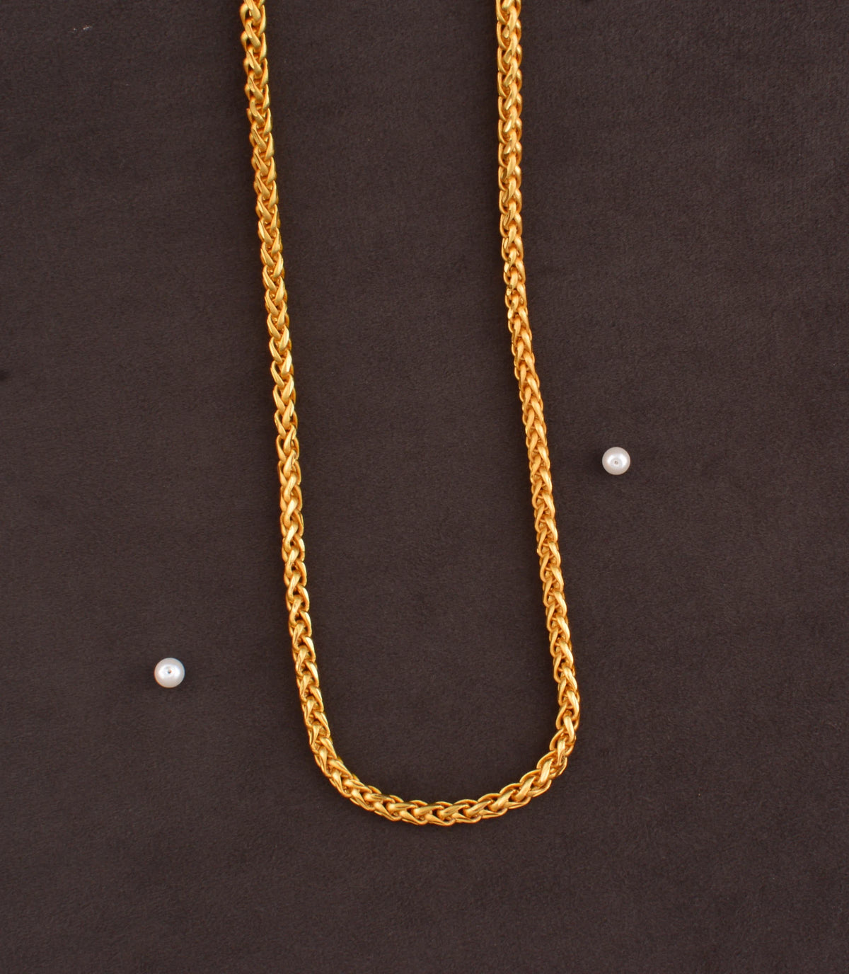Gold Plated Classic Wheat Design Chain