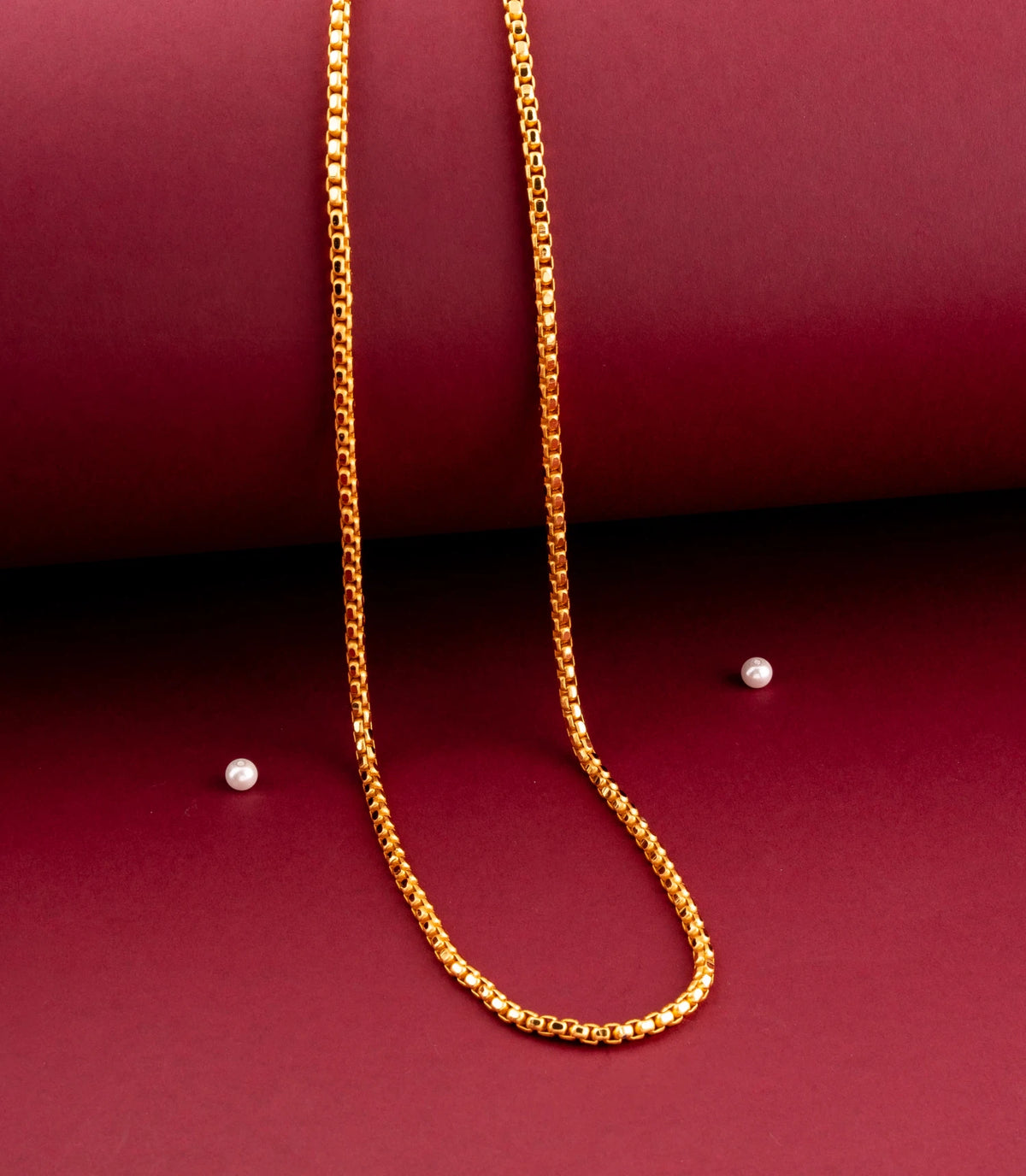 Gold Plated Classic Box Chain