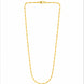 Gold Plated Twisted Rope Chain Necklace DCN4961