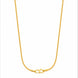 Gold Plated Minimalist Chain Necklace DCN4977
