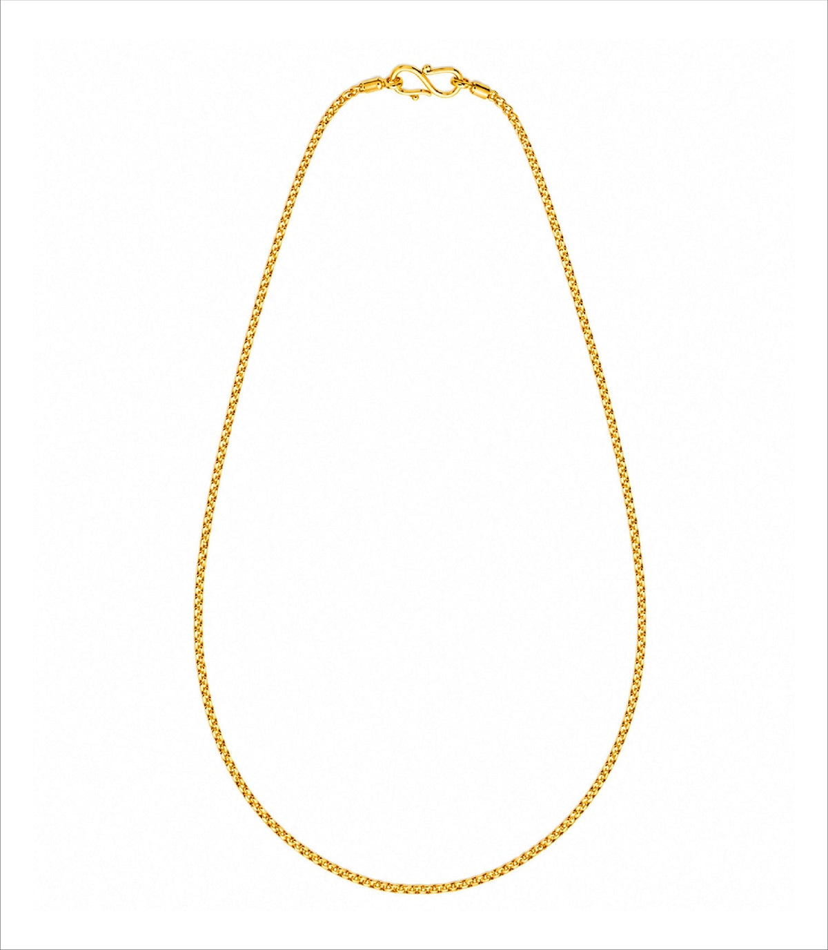 Gold Plated Minimalist Chain Necklace DCN4977