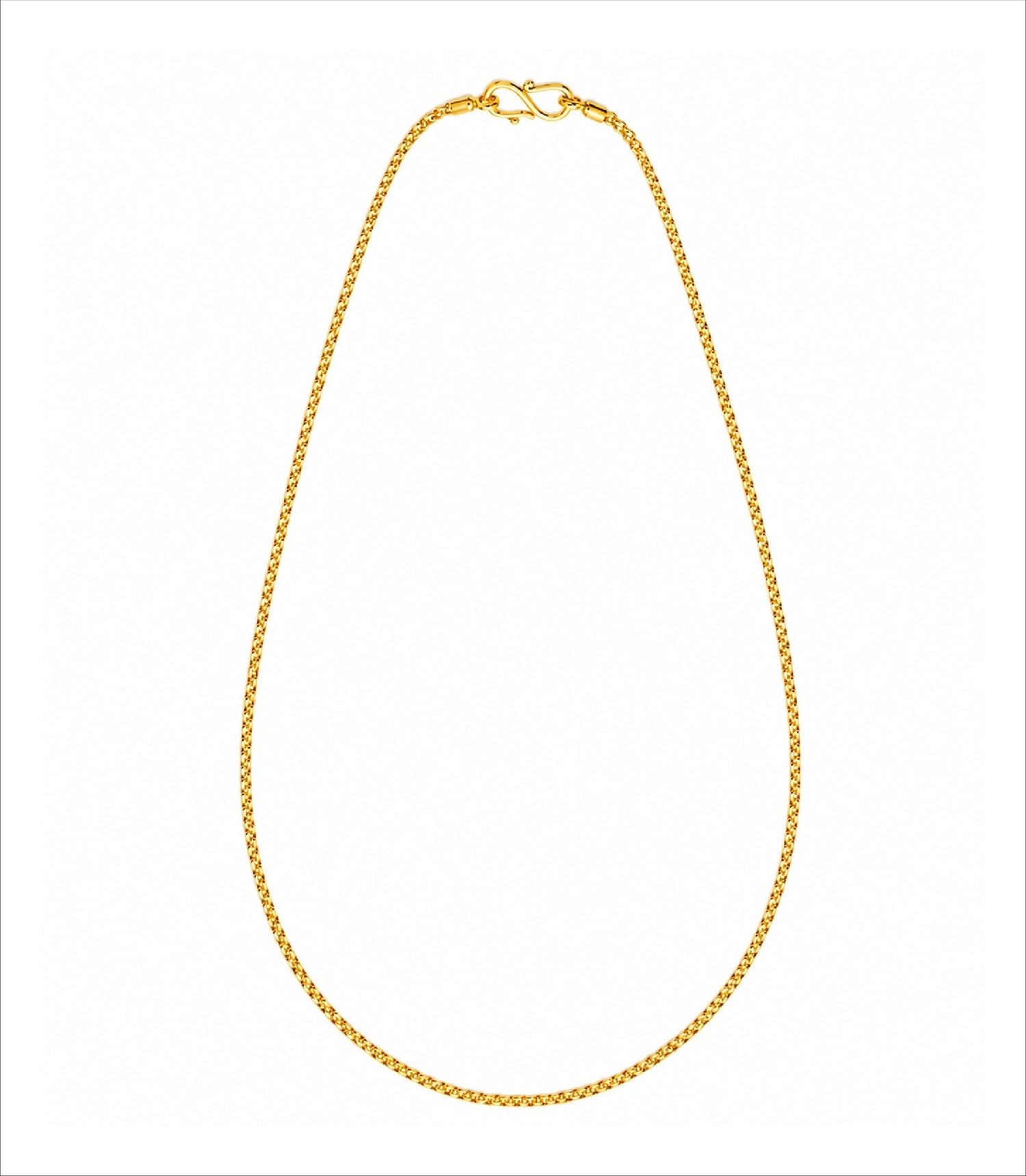 Gold Plated Minimalist Chain Necklace DCN4977