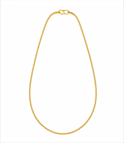 Gold Plated Minimalist Chain Necklace DCN4977