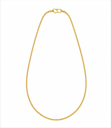 Gold Plated Minimalist Chain Necklace DCN4977