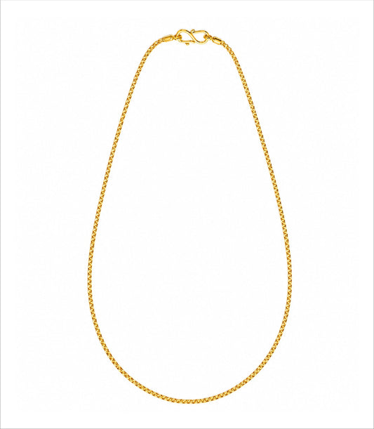 Gold Plated Minimalist Chain Necklace DCN4977