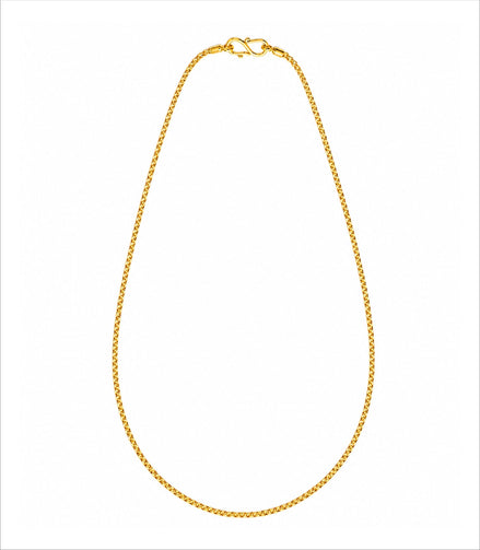 Gold Plated Minimalist Chain Necklace DCN4977