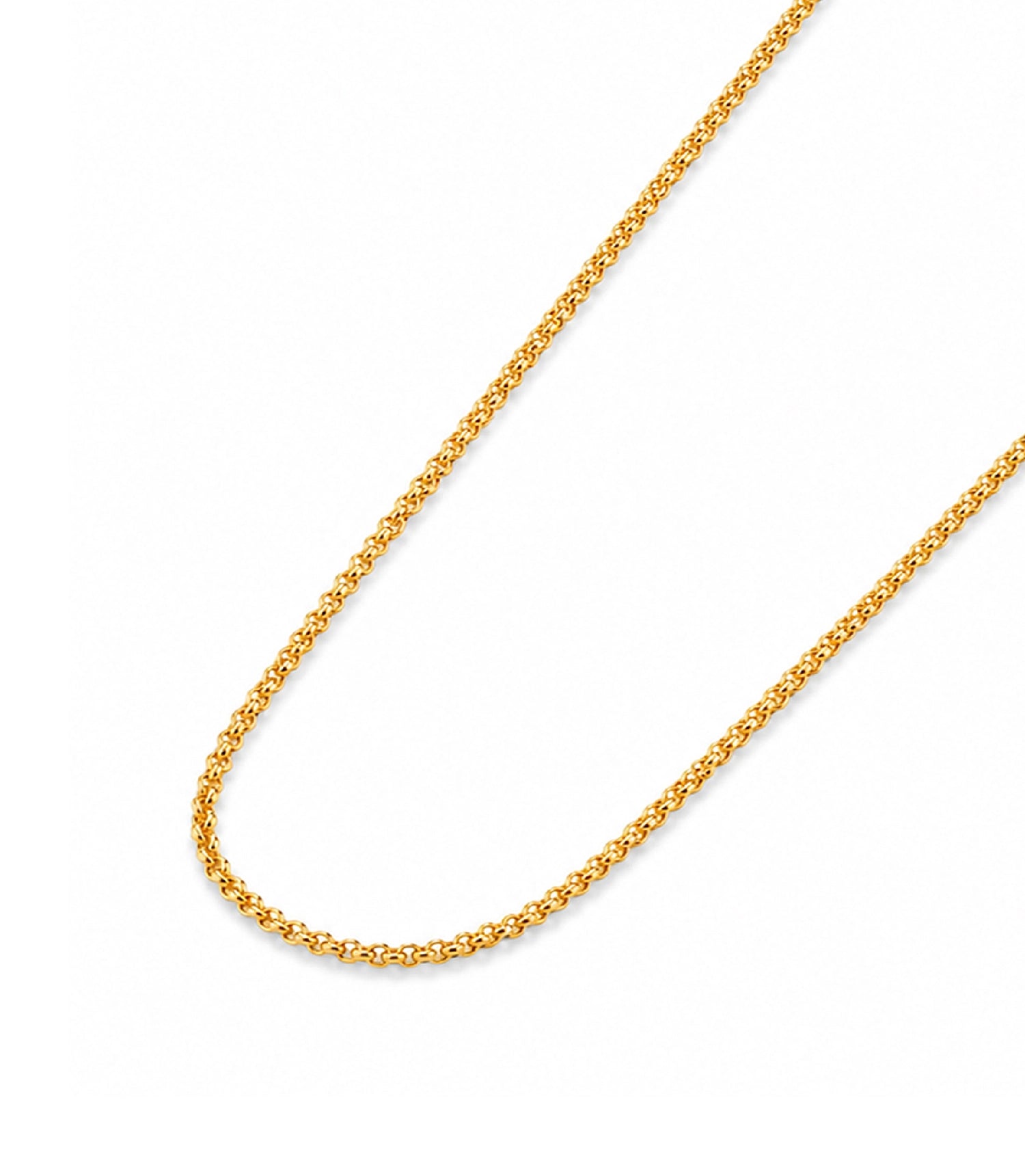 Gold Plated Minimalist Chain Necklace DCN4977