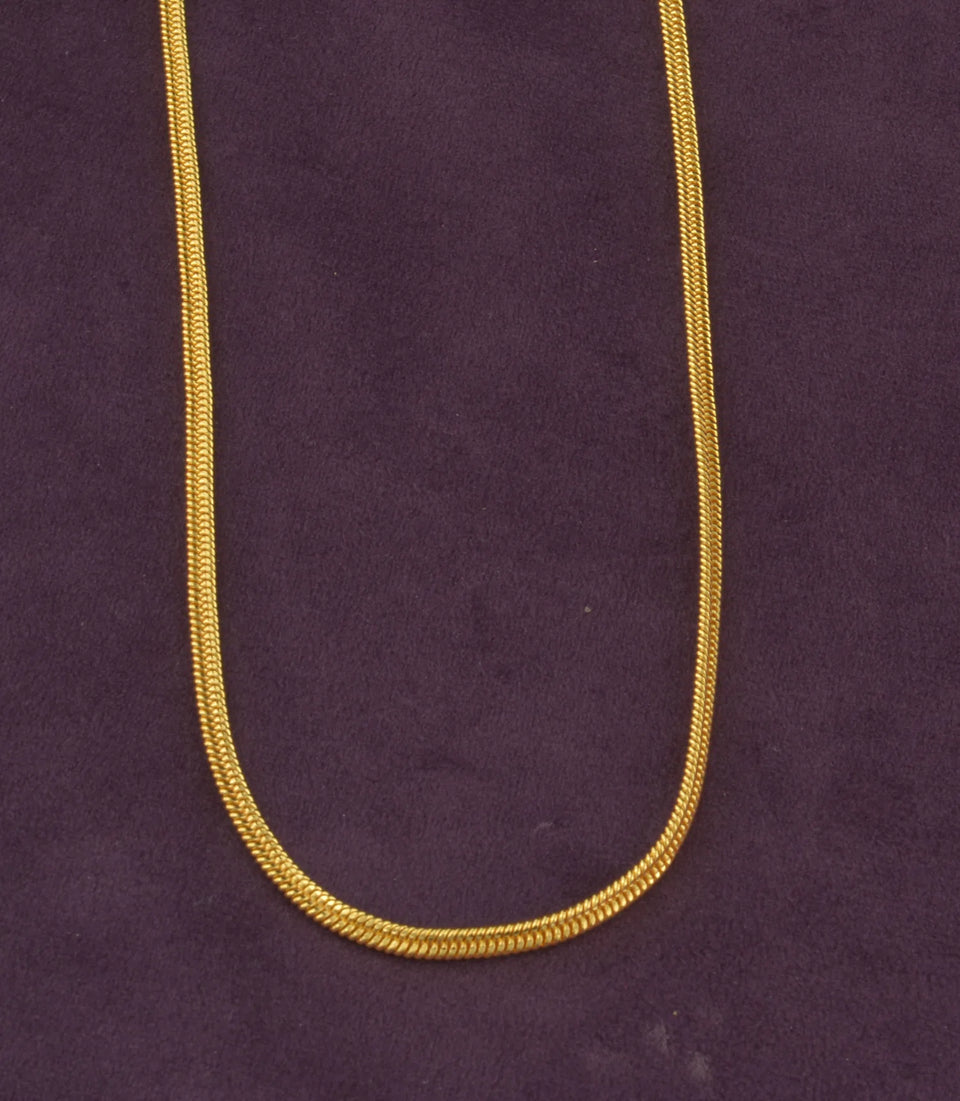 Gold Plated Elegant Snake Chain