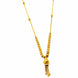 Gold Plated Light Beaded Chain Necklace DCN5673