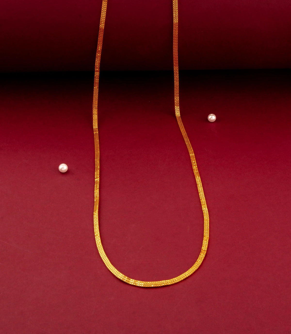 Gold Plated Shimmering Mesh Chain