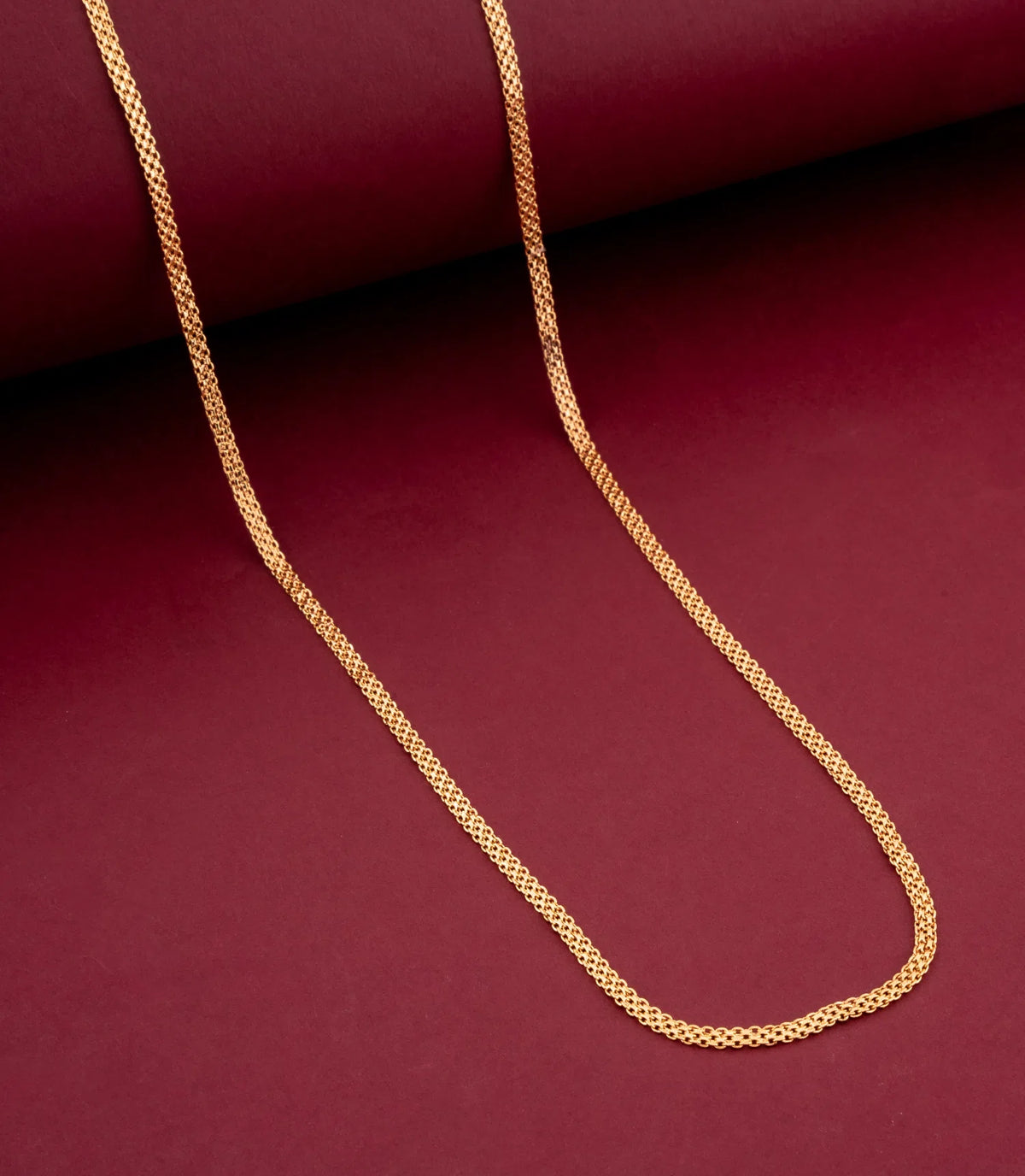 Gold Plated Elegant Mesh-Style Chain