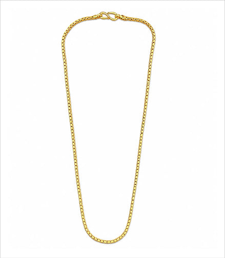 Gold Plated Simple Box Chain