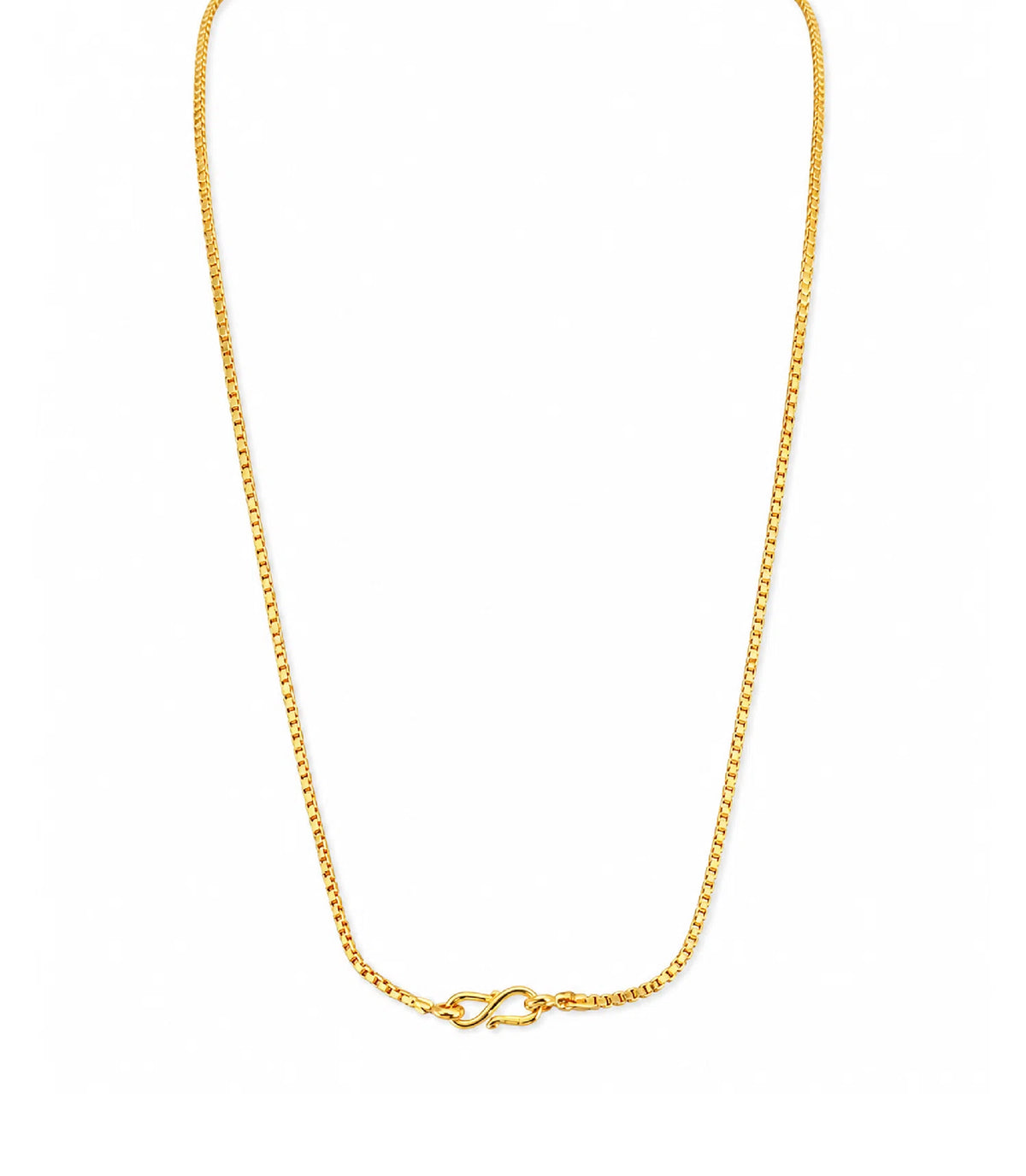 Gold Plated Simple Box Chain