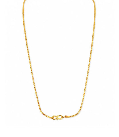 Gold Plated Simple Box Chain