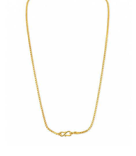 Gold Plated Simple Box Chain