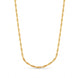 gold plated twisted singapore chain DCNDC15 