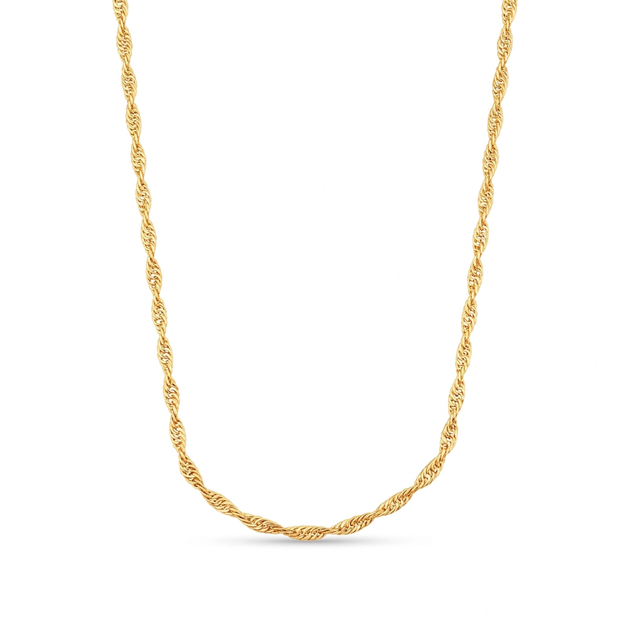 gold plated twisted singapore chain DCNDC15 