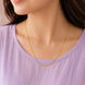 Gold Plated Twisted Rope Chain