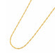 Gold Plated Twisted Rope Chain