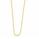 Gold Plated Delicate Twisted Rope Chain