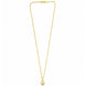 Gold Plated AD Heart Shape Pendant Chain DCP1010
