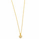 Gold Plated AD Heart Shape Chain Pendant