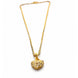 Gold Plated AD Heart Shape Chain Pendant